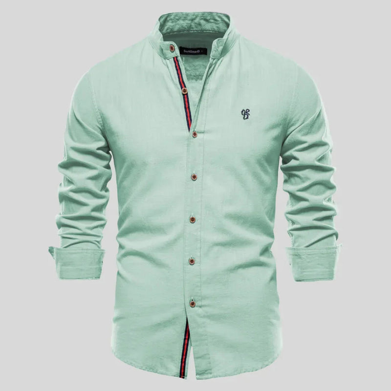 Camisa Masculina Casual Algodão