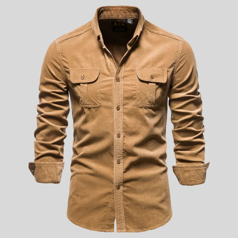 Camisa Masculina Com Textura Adventure